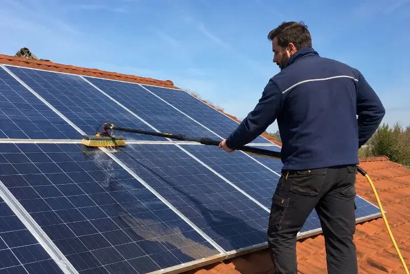Nettoyage et entretien de panneaux solaires à Chalagnac